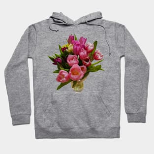 Flowers for Mothers Day Tulips in a Vase Hoodie